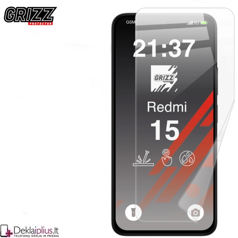 Telefono ekrano apsauga - Ceramic (Xiaomi Redmi 15 5G) Telefono ekrano apsauga - Ceramic (Xiaomi Redmi 15 5G)